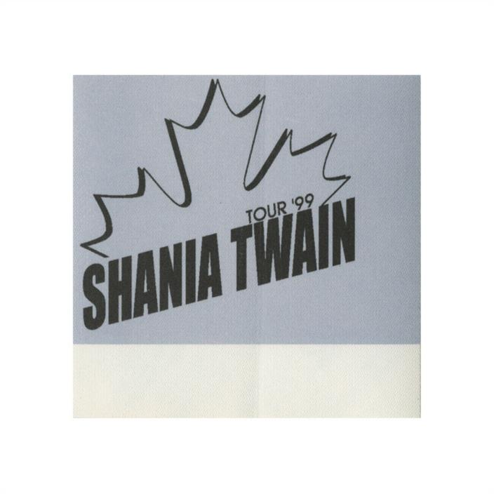 Shania Twain authentic VIP 1999 tour Backstage Pass