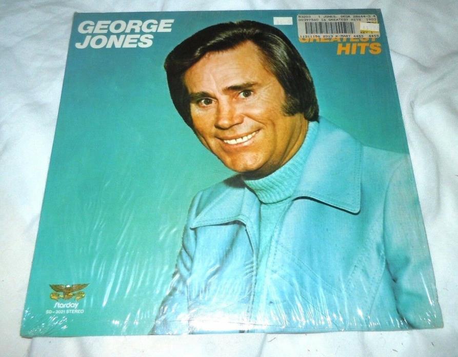 GEORGE JONES~Greatest Hits~Excellent Condition~Shrink Wrap~1977