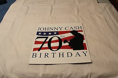 Johnny Cash 2 Attached Promo Flats-JOHNNY CASH 70TH BIRTHDAY