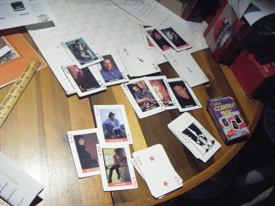 1995 Stars of Country Music Playing Cards