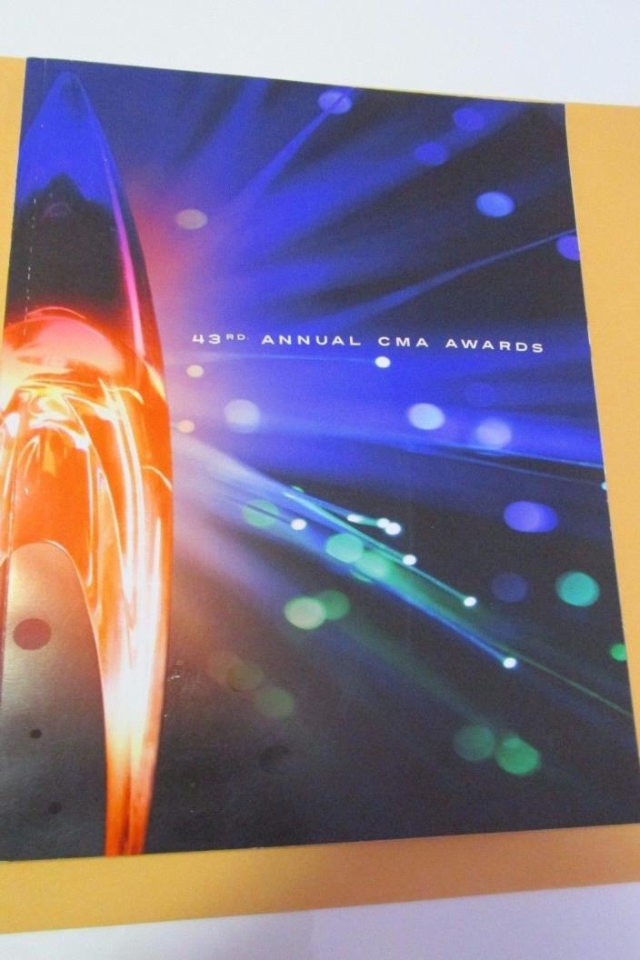 43rd ANNUAL 2009 CMA AWARDS PROGRAM