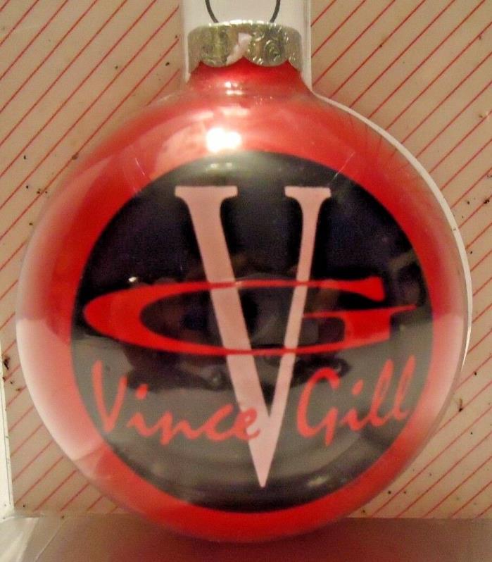 Vtg Santas Rockshop Christmas Ornament Vince Gill Limited Edition Collectible