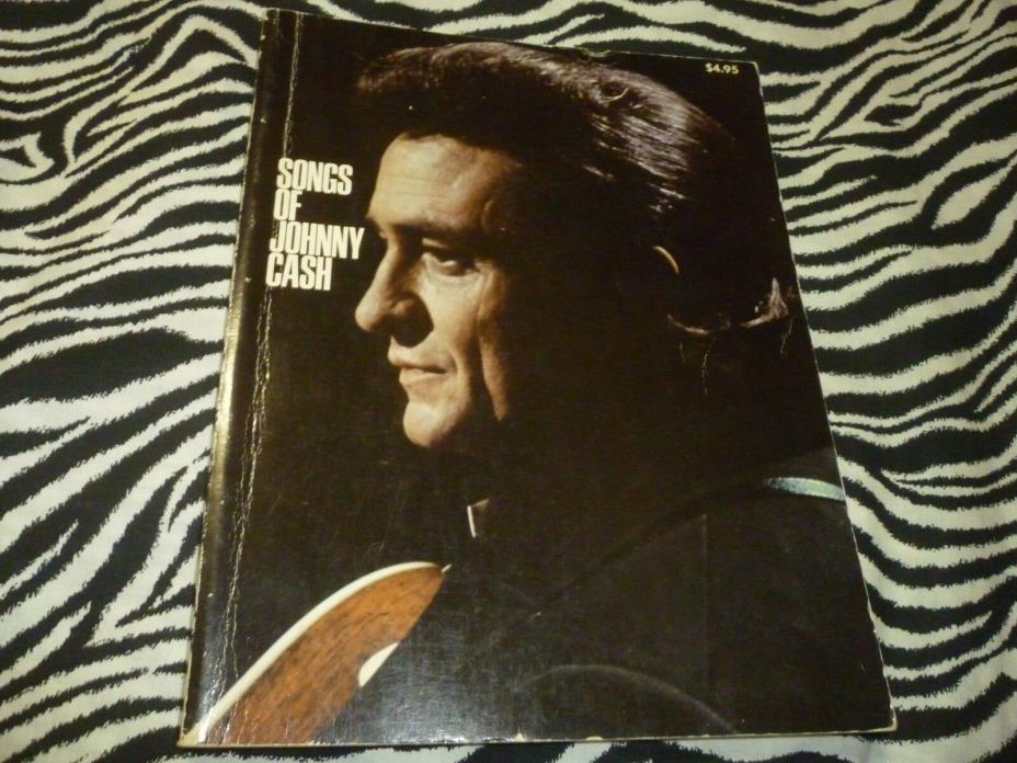 Songs Of Johnny Cash Sheet Music Book - Used Good Condition!!!