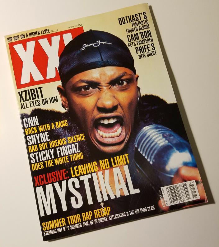 XXL Magazine November 2000 Mystikal Cover - Rare & Out of Print Hip Hop Magazine