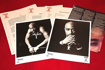 2Pac All Eyez On Me Presskit Tupac 1995 Death Row Records Press Kit Makaveli