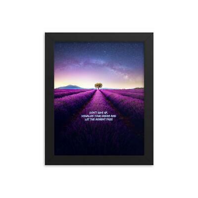 Visualize your dream framed poster