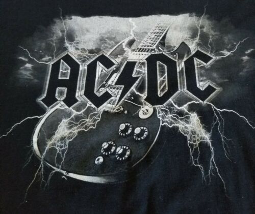 AC/DC rock and roll heavy metal t shirt XL for men 29x25