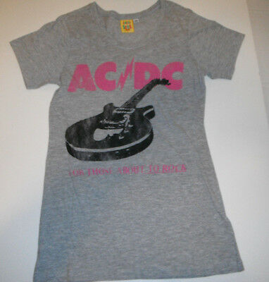 AC DC Shirt ladies EXTRA SMALL for those about to rock vintage 2010