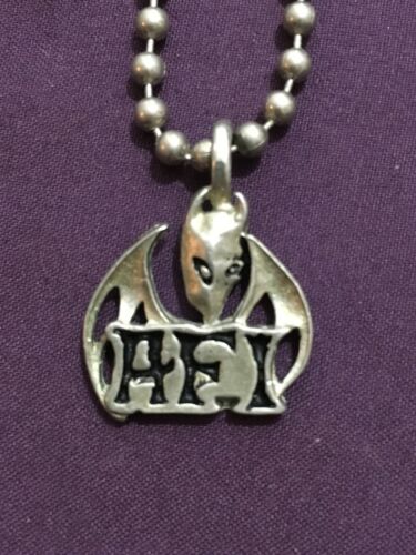 AFI Nephilim Bat Pendent Necklace Vintage Punk Rock A.F.I. Despair Faction