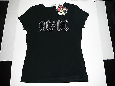 AC DC Shirt size ladies SMALL leidsplein press vintage 2009
