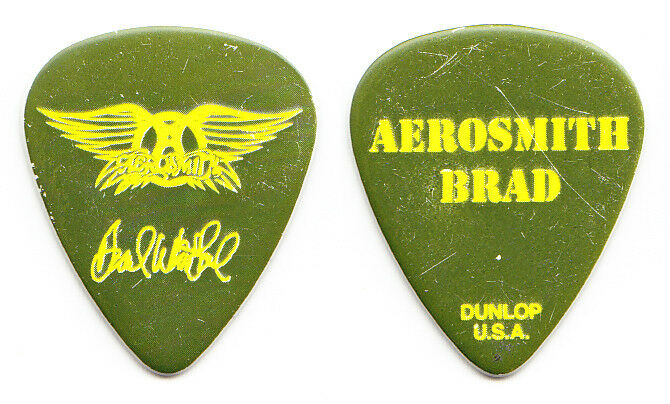 Aerosmith Brad Whitford Signature Guitar Pick - 2012-2013 Global Warming Tour