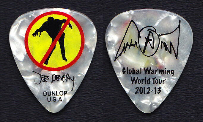 Aerosmith Joe Perry Signature Guitar Pick - 2012-2013 Global Warming Tour