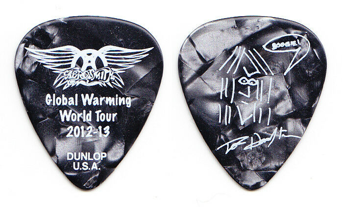 Aerosmith Tom Hamilton Signature Guitar Pick - 2012-2013 Global Warming Tour