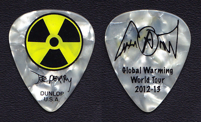 Aerosmith Joe Perry Signature Guitar Pick #2  - 2012-2013 Global Warming Tour