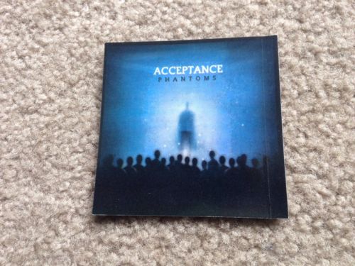 Acceptance Band Sticker Phantoms Powerpop Pop Punk Rock Emo Bumper Promo