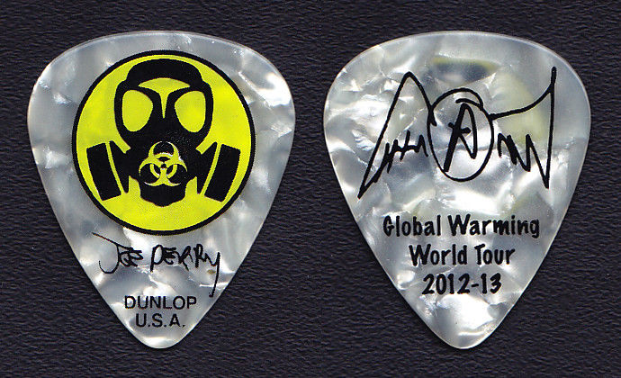 Aerosmith Joe Perry Signature Guitar Pick #3  - 2012-2013 Global Warming Tour