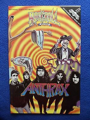 ~~ RARE~ ANTHRAX/ FAITH NO MORE ~ ROCK AND ROLL COMICS #24  ~ 1989 1ST PRINT  ~~
