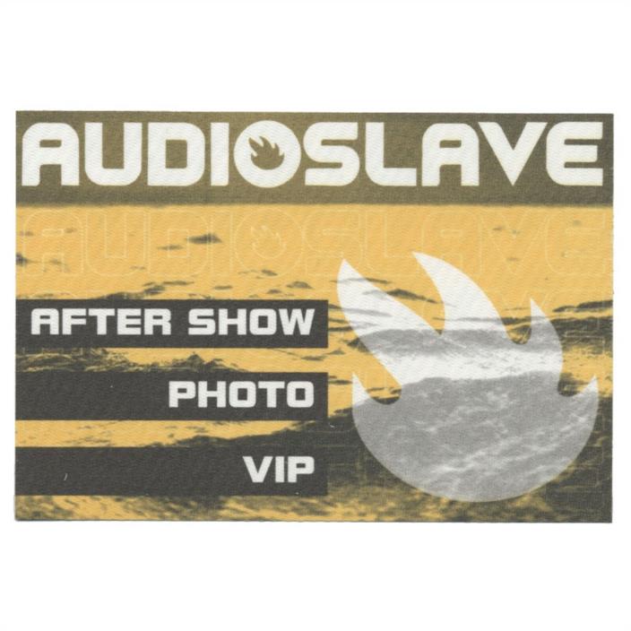Audioslave authentic VIP 2002 tour Backstage Pass