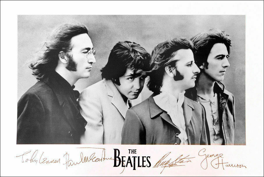Beatles Signed Promo Photo   FRIDGE Magnet 3
