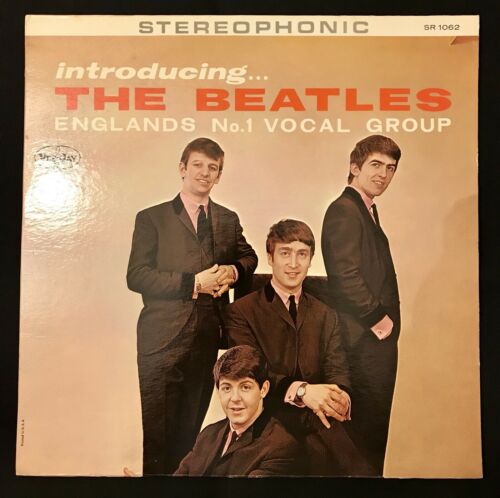 THE BEATLES “INTRODUCING THE BEATLES” STEREO “AD BACK” AUTHENTIC BEAUTIFUL COVER
