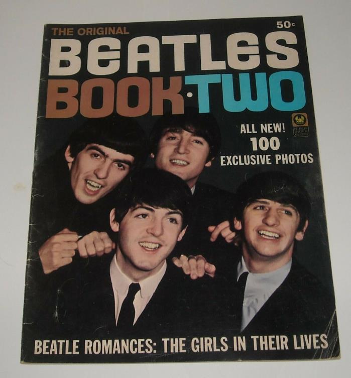 1964 The ORIGINAL BEATLES BOOK TWO MAGAZINE 100 EXCLUSIVE PHOTOS EARL LEAF