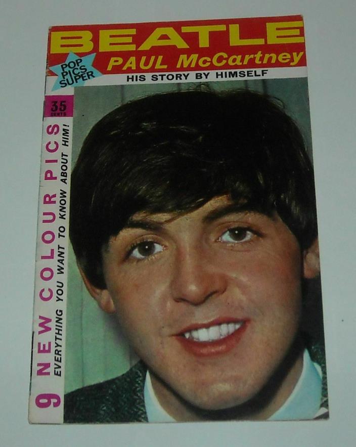1964 BEATLES DIGEST SIZE UK MAGAZINE PAUL McCARTNEY ISSUE NICE COLOR PHOTOS