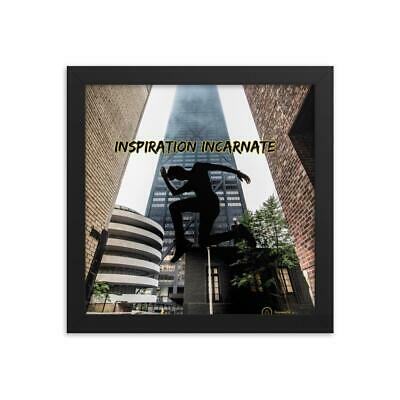 Inspiration incarnate Framed poster