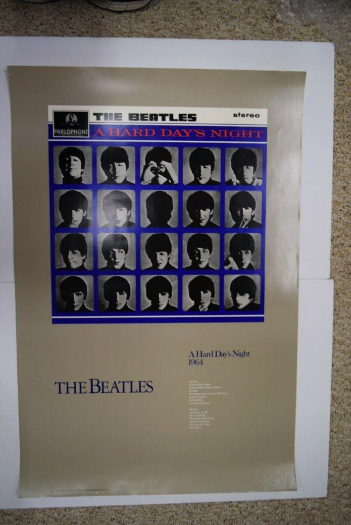 The Beatles Poster 1987 Apple Corps Ltd *A Hard Day's Night* 1964 24