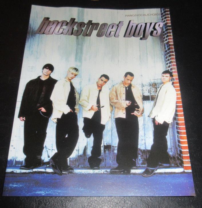 Paperback: Backstreet Boys: Piano/Vocal/Chords Book: 1997