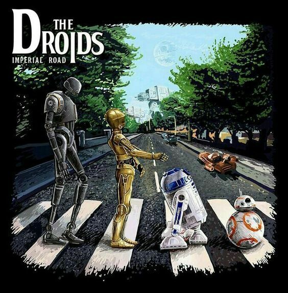 The Beatles  Abby Road / The Droids Imperial Road Crossing FRIDGE Magnet 3
