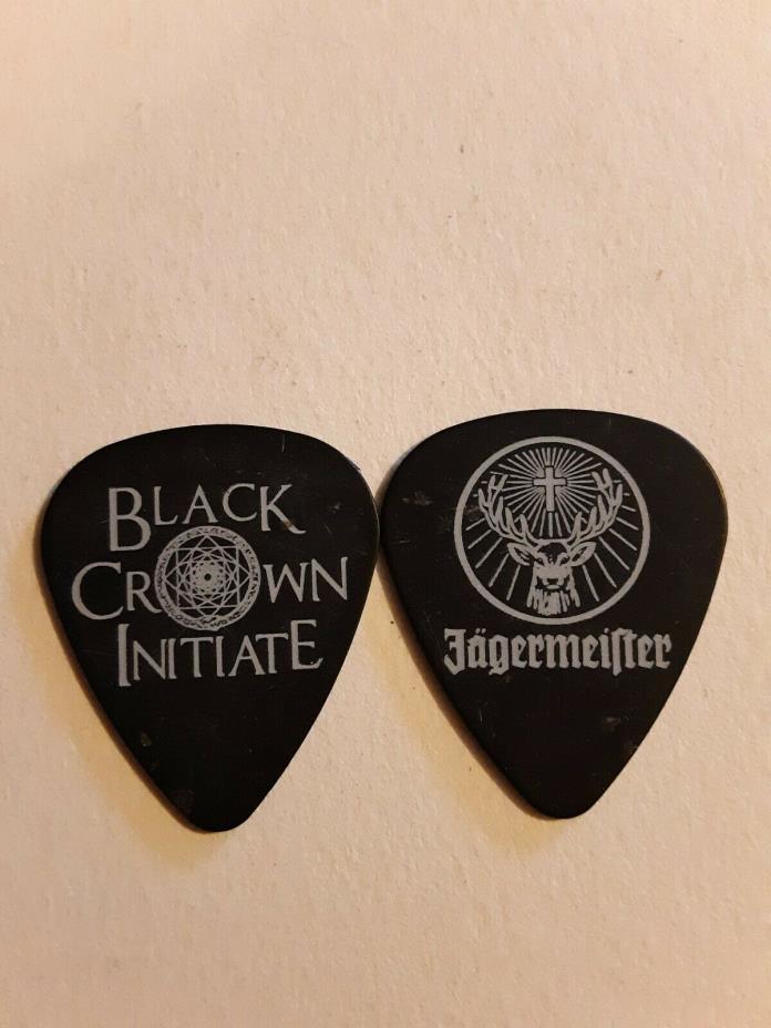 Black Crown Initiate Guitar Pick Jagermeister Concert used