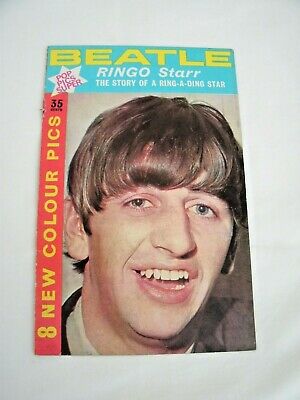 1963--Beatles--Pop Pics Super –Beatle  RINGO STARR STORY- 16-Pg Booklet--Orig.
