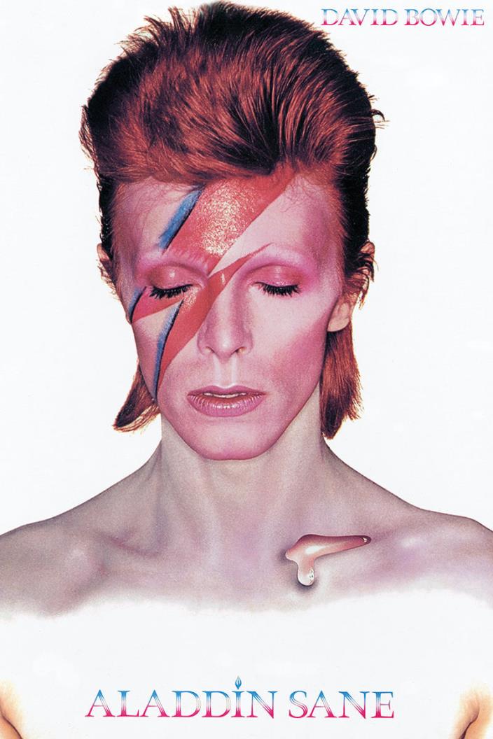 DAVID BOWIE - ALADDIN SANE POSTER - 24 In x 36 In - WRAPPED