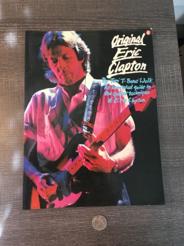Original Eric Clapton Book 1986 Guitar Song Book Vintage