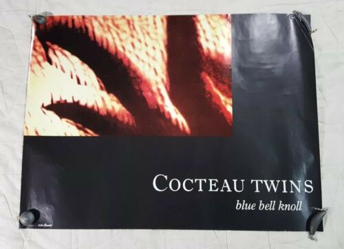COCTEAU TWINS BLUE BELL KNOLL 1988  PROMO POSTER 24×18