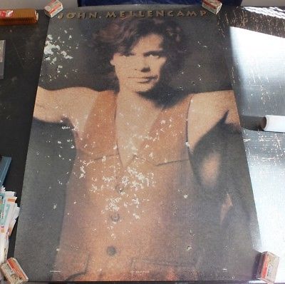 John Cougar Mellencamp Human Wheels  Poster 1993 Promotional Item