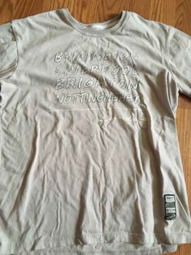 Brit London Jeans  Beige XL Screen Tee