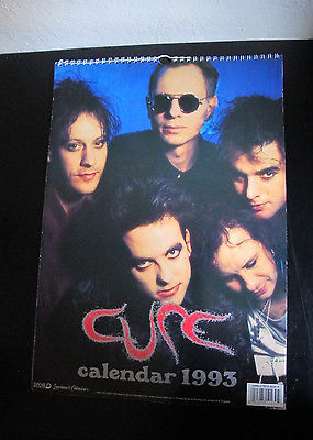 The Cure Vintage 1993 Calendar Wish album robert smith