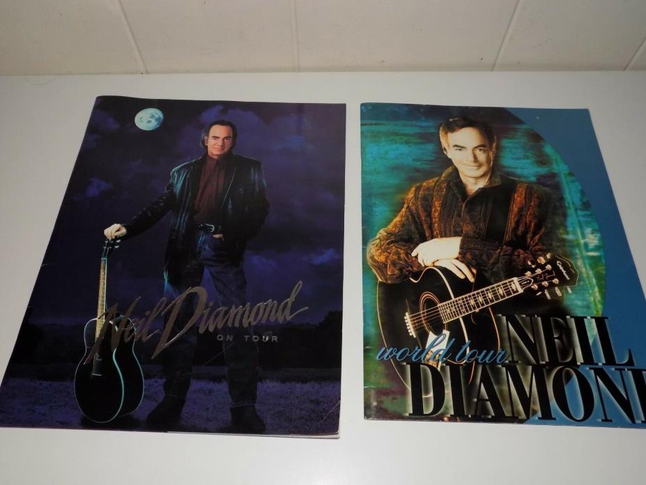 Neil Diamond Concert Programs World Tour On Tour