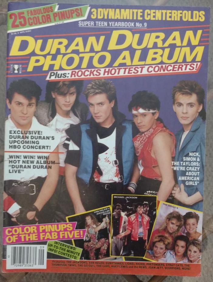 Duran Duran Photo Album Super Teen Yearbook No 9 1984