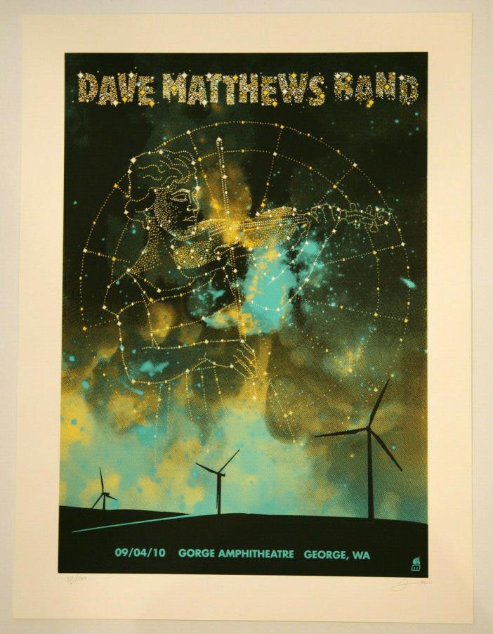Dave Matthews Band Gorge Amphitheatre George, WA 9/4/2010 Event Poster