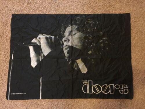 Vintage The Doors Nylon Flag 40”x28” Jim Morrison Free Shipping
