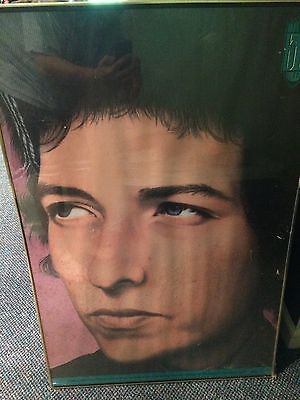 VERY RARE GIANT BOB DYLAN POSTER FRAMED 50 Years 24 inches by 36 inches