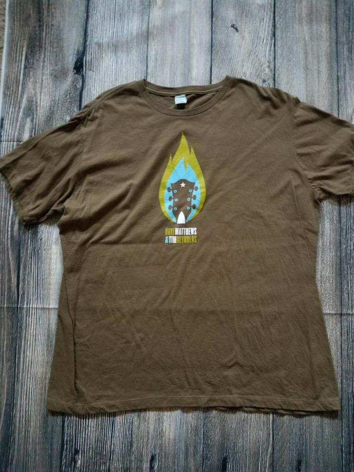 Dave Matthews Band Concert Tee 2007 New York 2XL Radio City Tim Reynolds AE13