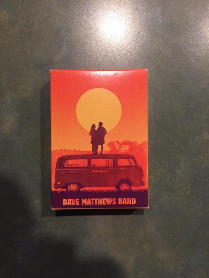 DAVE MATTHEWS BAND 2012 DECK OF CARDS COOL POSTER BRAND NEW OLD STOCK