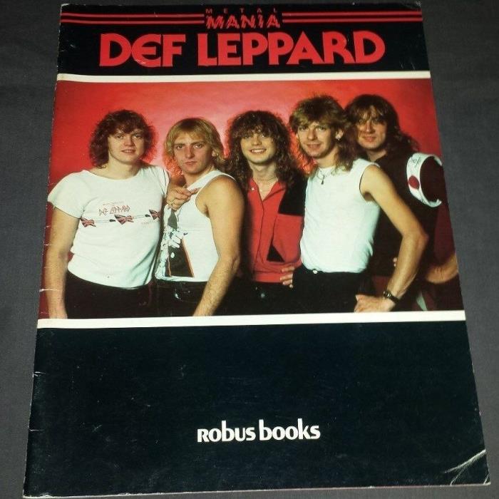 Def Leppard: Metal Mania Photo Book 1984