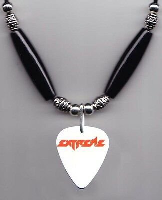 Extreme White Guitar Pick Necklace