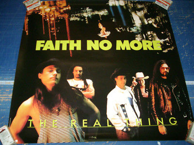 Faith No More The Real Thing Poster 1989  Billy Gould Mike Patton Mike Bordin
