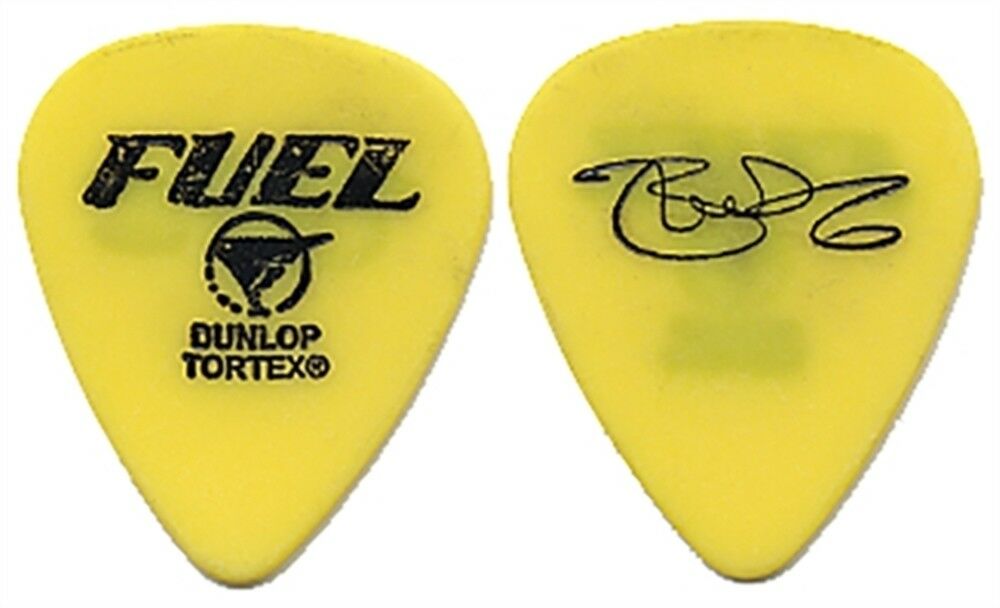 Fuel Brett Scallions authentic stage issued 2005 tour signature band Guitar Pick