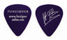 Foreigner Jeff Pilson Signature Purple Guitar Pick - 2017 40th Anniversary Tour